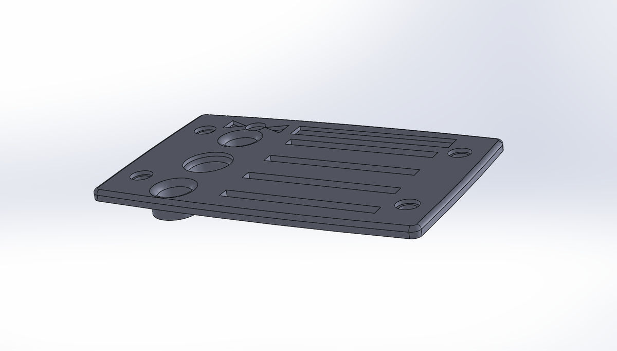 3D-gedruckte Ersatz-Abdeckung für Gitarren-Preamp – kompatibel mit ausgewählten Ibanez-Modellen