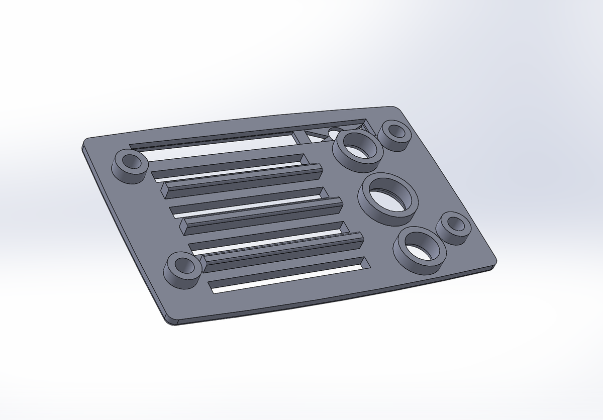 3D-gedruckte Ersatz-Abdeckung für Gitarren-Preamp – kompatibel mit ausgewählten Ibanez-Modellen